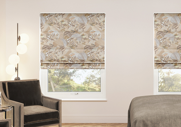 Osaka, Latte - Twist&Fit Roman Blind - Image 3